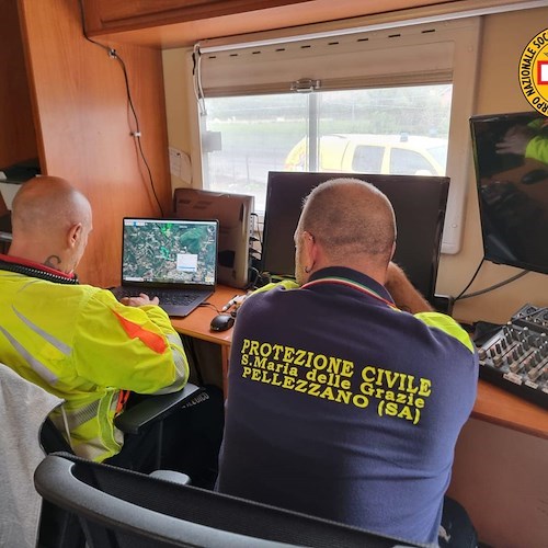 Persona scomparsa a Calvanico: ancora senza esito le ricerche<br />&copy; Soccorso Alpino e Speleologico della Campania - CNSAS