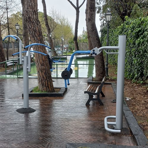 Piano di Sorrento. Lavori finiti, aperta l'area di pattinaggio e sport in Via delle Rose. 