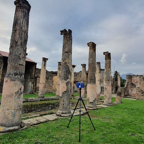 Pompei, al via i rilievi per la modellazione tridimensionale in BIM della casa di Arianna