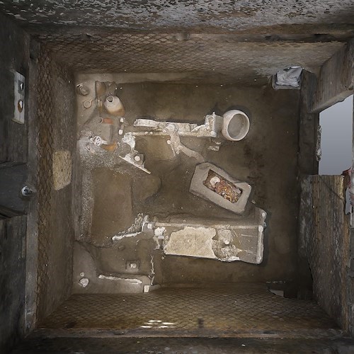 Pompei, dalla villa Civita Giuliana riemerge intatta la stanza degli schiavi