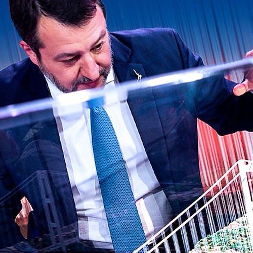 Matteo Salvini e il progetto del Ponte sullo Stretto<br />&copy; Matteo Salvini