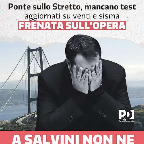 Salvini, Ponte sullo Stretto<br />&copy; Pd