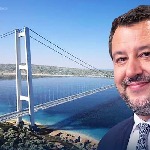 Ponte sullo Stretto, Salvini: «Bruxelles è pronta a coprire il 50% dei costi»