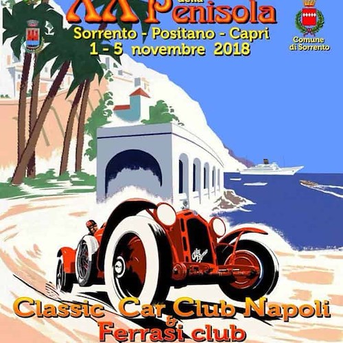 Positano: 2 novembre il tour del Classic Car Club Napoli fa tappa nella “Città verticale”