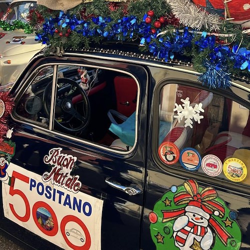 Positano, 22 dicembre le 500 fanno tappa a Montepertuso e Nocelle: dolci e sorprese per i bimbi <br />&copy; Comune di Positano