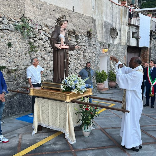 Positano, a Montepertuso la processione di Sant'Antonio da Padova [FOTO]