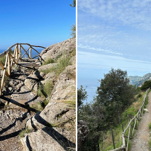 Positano, al via la riqualificazione e la messa in sicurezza del Sentiero degli Dei