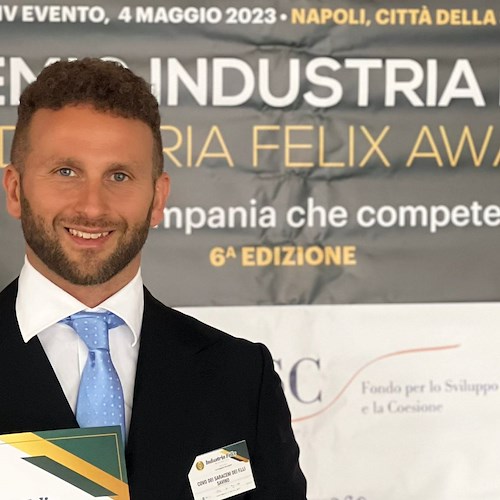 Positano, Covo Dei Saraceni riceve l’Alta Onorificenza di Bilancio al Premio Industria Felix 
