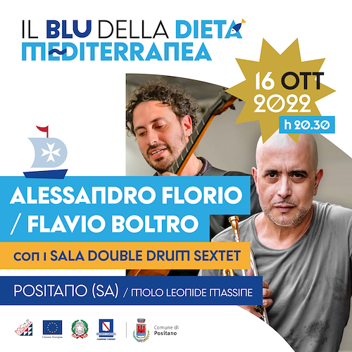 Positano: dal 15 al 16 ottobre “Il Blu della Dieta Mediterranea”, programma di valorizzazione turistica 