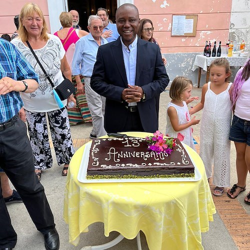 Positano, don Ciriaco festeggia i suoi primi 13 anni al servizio del Signore /Foto