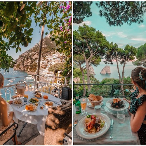 Positano e Capri tra le 5 “Best terrace views of Italy” secondo “Voyaged”