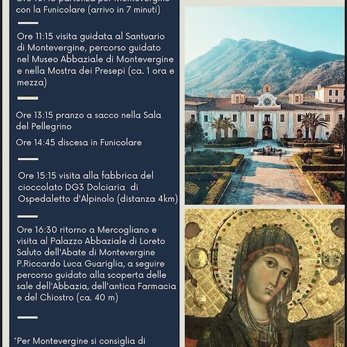 "Positano in... Gioco" si conclude con una gita al Santuario di Montevergine. Ecco come partecipare 