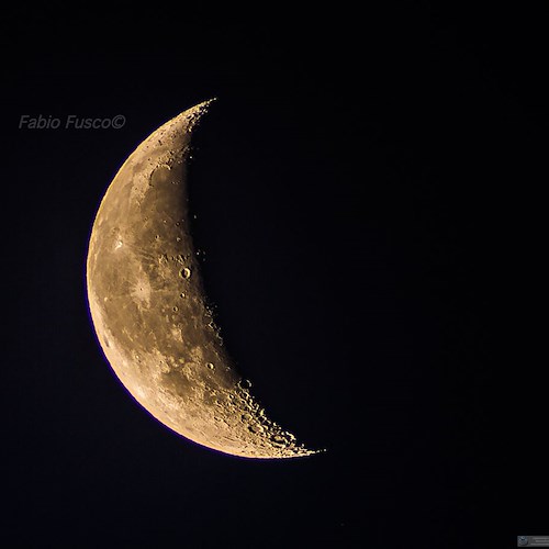 Positano, la danza della Luna tra i Pianeti fotografata da Fabio Fusco