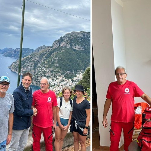 Postazione di primo soccorso sul Sentiero degli Dei <br />&copy; Comune di Positano