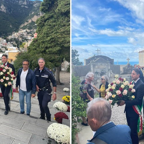 Positano, Santa Messa e corona di rose per ricordare i defunti <br />&copy; Comune di Positano