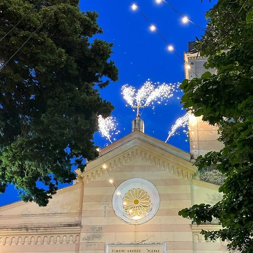 Positano, "Se ne tras 'a Maronn": si concludono i festeggiamenti in onore di Santa Maria delle Grazie a Montepertuso /foto gallery