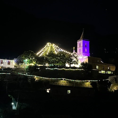 Positano, "Se ne tras 'a Maronn": si concludono i festeggiamenti in onore di Santa Maria delle Grazie a Montepertuso /foto gallery