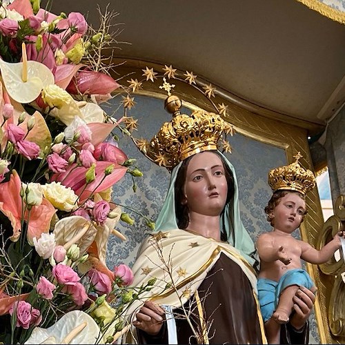 Positano, tutto pronto a Nocelle per onorare la Madonna del Carmelo /FOTO