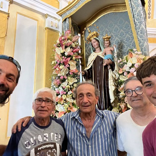 Positano, tutto pronto a Nocelle per onorare la Madonna del Carmelo /FOTO