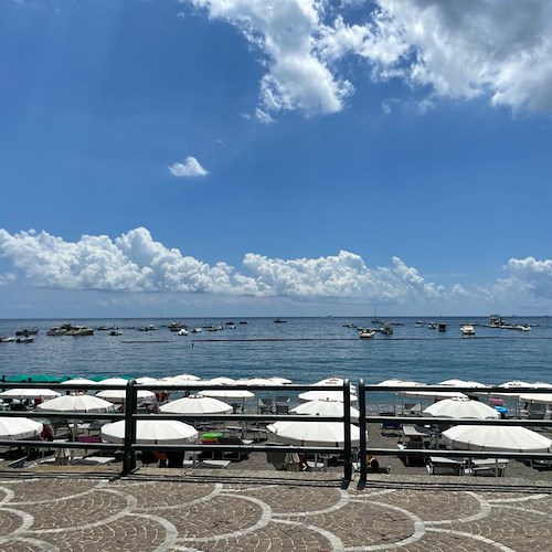 Prosegue caldo “africano”: in Costa d'Amalfi temperature sopra medie stagionali ed elevata umidità fino a domenica sera