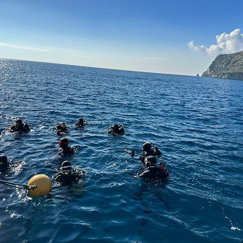 Punta Campanella, i ragazzi dell'Area Penale di Napoli alla scoperta dei fondali della Baia di Ieranto