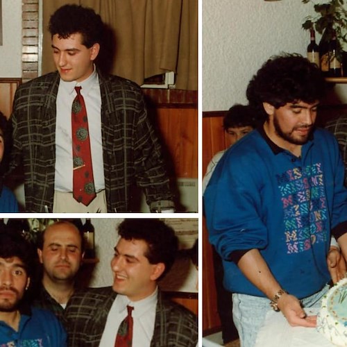 Quando un giovanissimo Sal De Riso preparò una torta per Maradona, ospite in Costa d’Amalfi