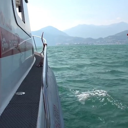 Ricerche nel Lago d'Iseo<br />&copy; Vigili del Fuoco