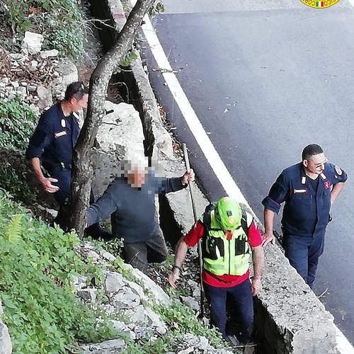 Ravello, 76enne di Conca dei Marini si perde in una zona impervia: interviene il Soccorso Alpino 