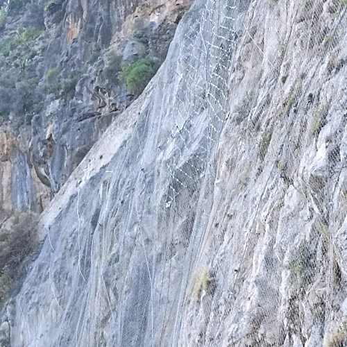 Ravello, conclusi lavori di messa in sicurezza del costone roccioso a Castiglione