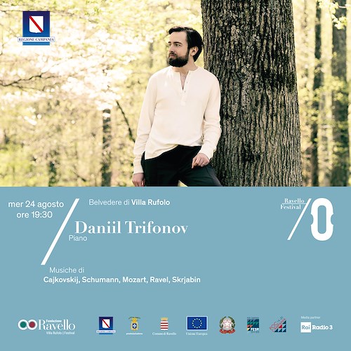 Ravello Festival: 24 agosto si esibisce Daniil Trifonov, pianista vincitore del Grammy Award