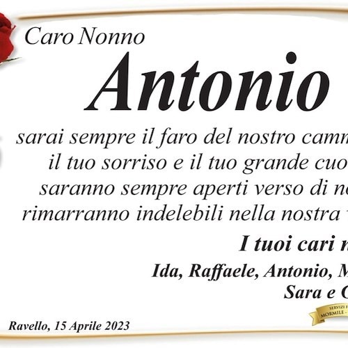Ravello piange la morte di Antonio Esposito, per tutti Tonino 'o Ferraro 