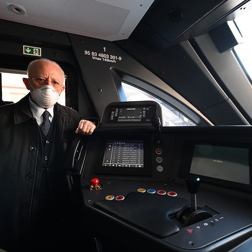 Regione Campania investe sul trasporto pubblico, inaugurati i nuovi treni per la tratta Napoli-Piedimonte Matese