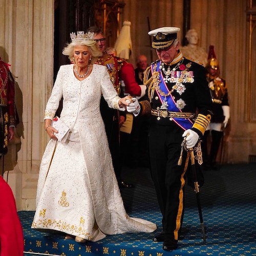 Re Carlo III e regina Camilla<br />&copy; pagina FB Royal family