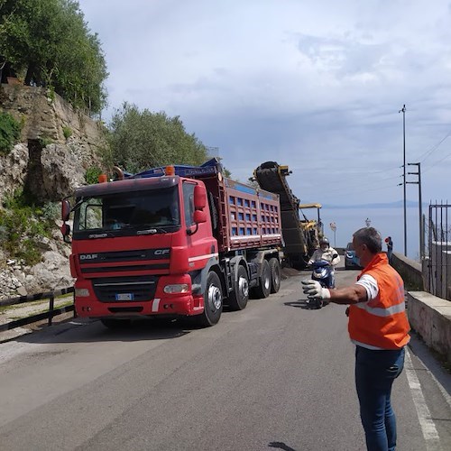 Lavori sulla Ravello-Castiglione