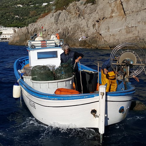 Ridurre il Ghost fishing e promuovere la Blue economy, Amp Punta Campanella incontra pescatori 