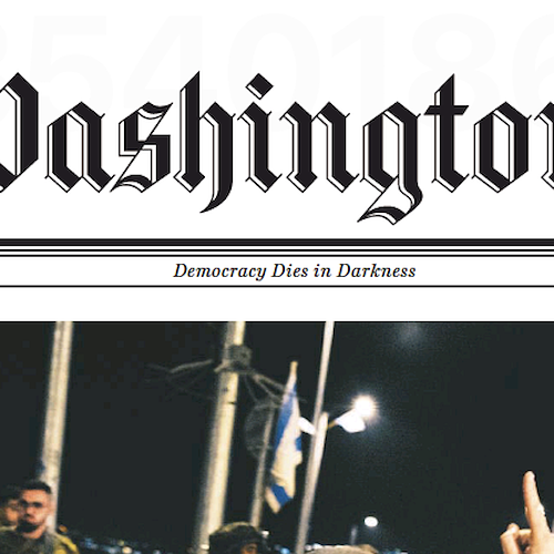 The Washington Post<br />&copy; Home page The Washington Post