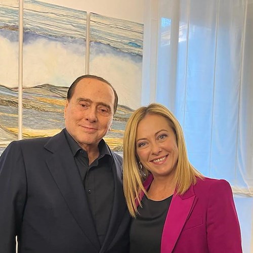 Roma, incontro Meloni - Berlusconi: disgelo nella sede di via della Scrofa