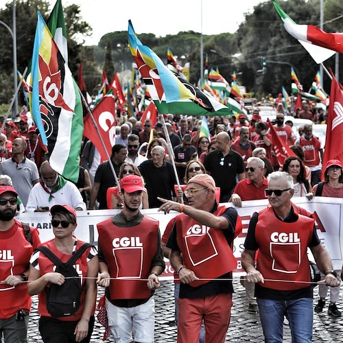 Manifestazione Cgil a Roma<br />&copy; pagina FB Cgil