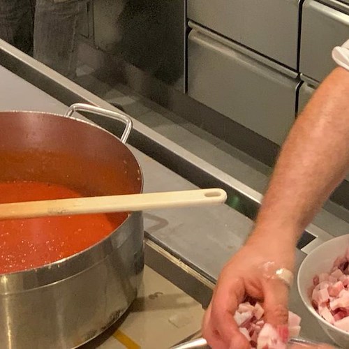 Roscioli incontra la cucina de Il San Pietro di Positano, la miglior carbonara di Roma degustata in riva al mare /FOTO e VIDEO