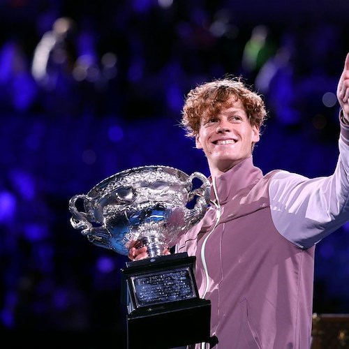 Jannik Sinner<br />&copy; pagina FB FITP Tennis