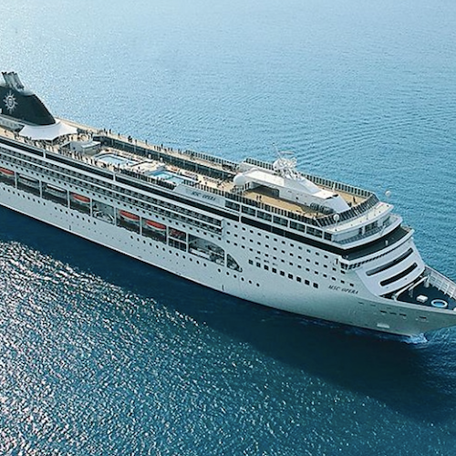 Salerno, 5 maggio l'arrivo della MSC Opera alla Stazione Marittima Zaha Hadid 