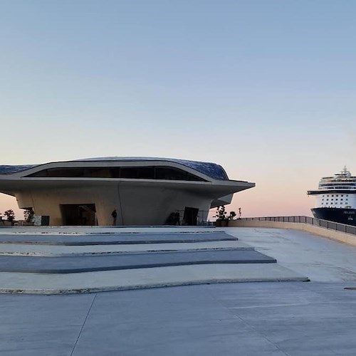 Salerno, 5 maggio l'arrivo della MSC Opera alla Stazione Marittima Zaha Hadid 