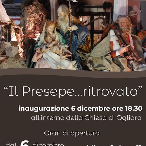 Salerno, 6 dicembre l’inaugurazione de ”Il presepe ritrovato” ad Ogliara