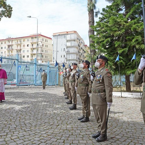 Salerno, la reliquia di San Giorgio Martire arriva alla Caserma D'Avossa /FOTO