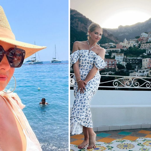 Sarah Michelle Gellar e Freddie Prinze tra Amalfi e Positano: la «dolce vita» degli attori di "Buffy" e "Scooby-Doo"