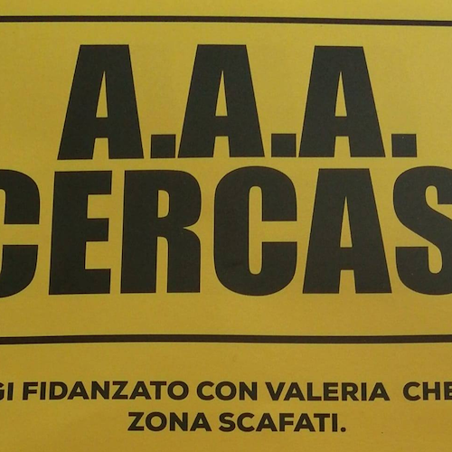 Scafati, fidanzata tradita si vendica tappezzando la città di volantini 