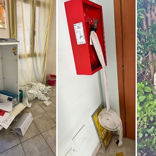 Scafati, vandalizzata la biblioteca comunale. La rabbia del Sindaco: «Attacco alla cultura, fa male»<br />&copy; Pasquale Aliberti