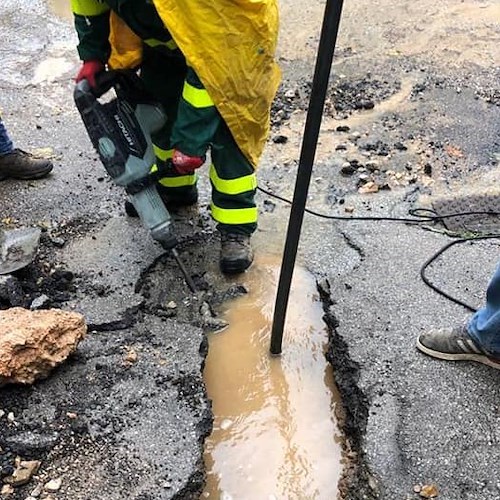 Scala: guasto a tubo di portata, sospesa erogazione idrica in località Senite