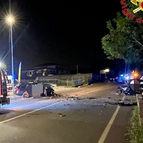 Schianto frontale sulla provinciale, morti due uomini nel Casertano 