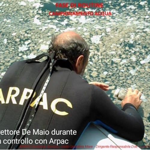 Schiuma e mare torbido in Penisola Sorrentina, De Maio rassicura ma esorta «interventi alle infrastrutture fognarie»